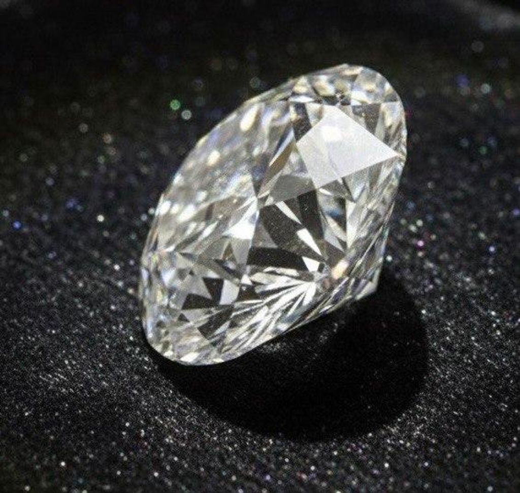 Prawdziwy diament 1 karat okrągły z laboratorium - VVS2 - Zdjęcie produktu 
