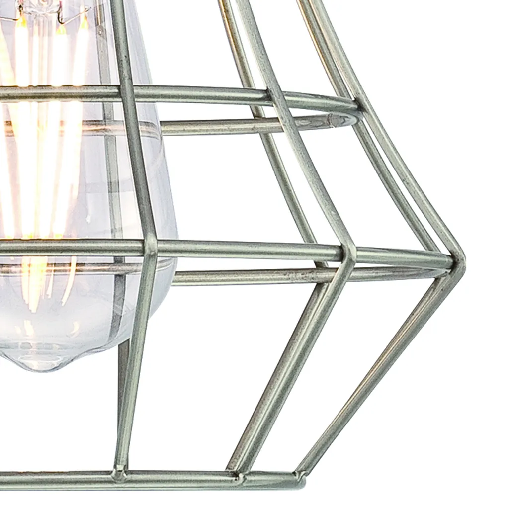 Suspension Nathan Nickel brossé - Solution Éclairage Moderne et Durable - 3