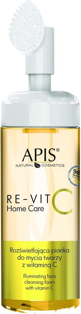 Apis – Re-Vitamin C – Hauspflege – Illuminating Face Wash Foam mit Vitamin C 150 ml