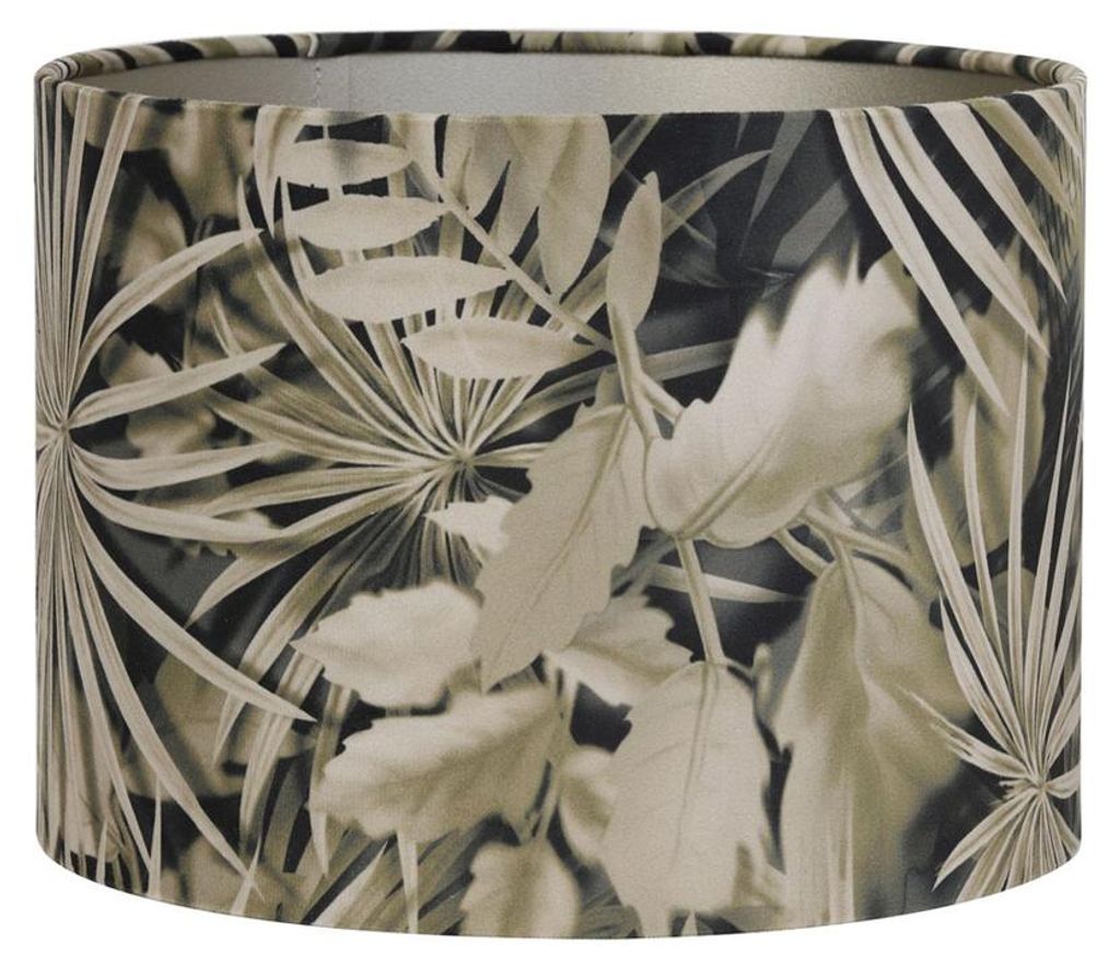 Lampenschirm Zylinder PALM SEPIA von Light & Living Samt Produktbild 