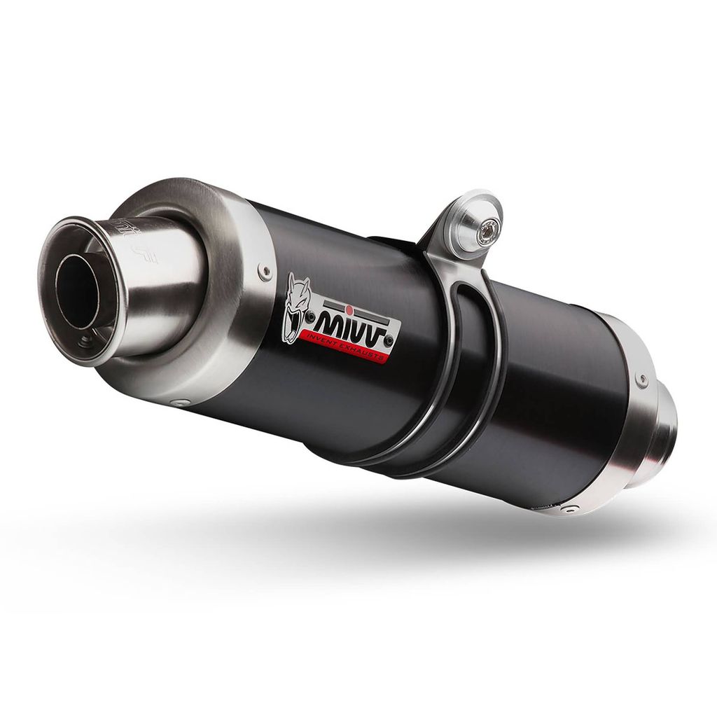 MIVV GP Schwarzer Slip-on Auspuff genehmigt für SUZUKI GSX-S 750
