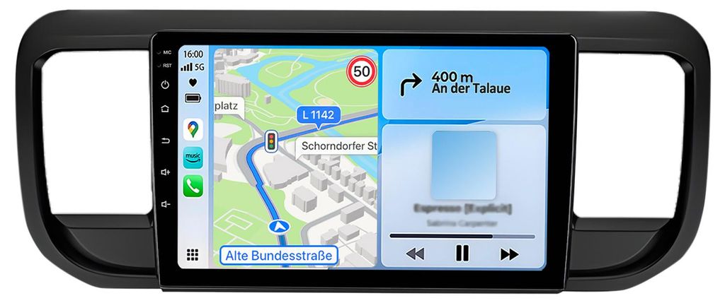 9 Zoll 6+128GB Android Autoradio für Citroen Jumpy Peugeot Produktbild 