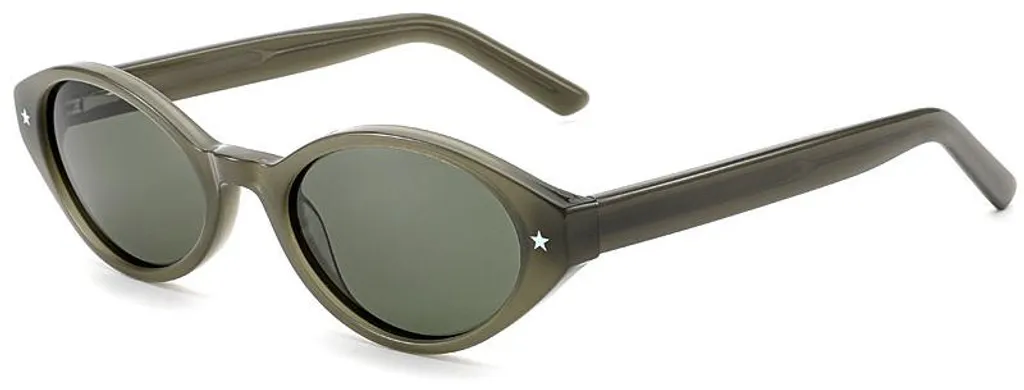 Lunettes de soleil polarisées pour femme - Monture Verte Style Aest