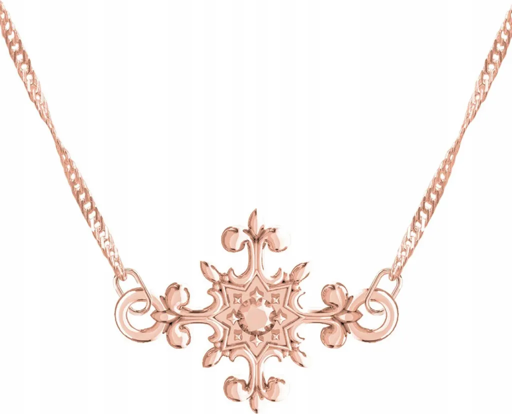 Ciondolo Croce Argento 925 Oro - Idea Regalo Battesimo e Comunione