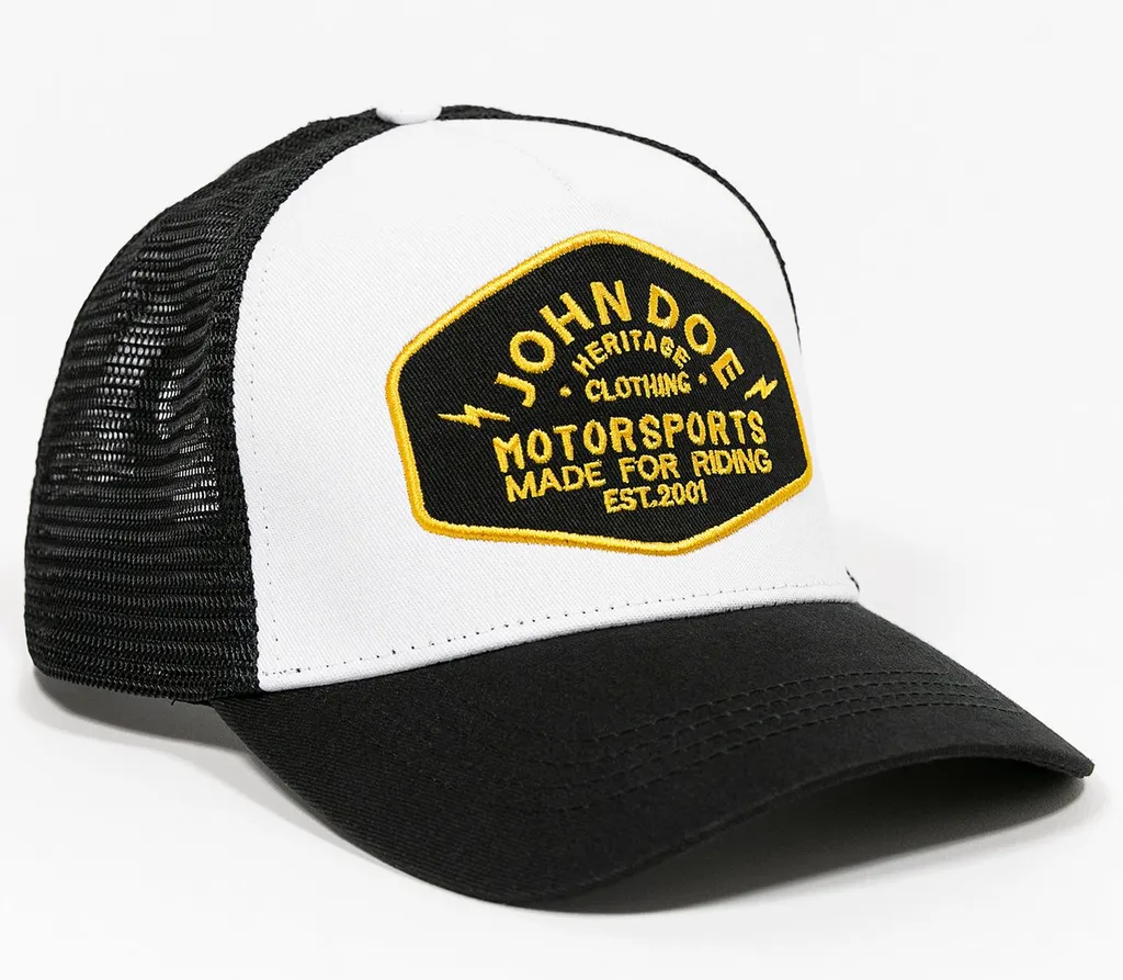 Casquette John Doe Cap JDM Heritage Jaune - Accessoire Moto Vintage