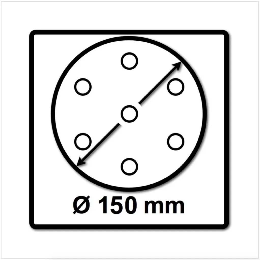Plateau Festool D150/17FT souple avec technologie StickFix réf 498987 - 3