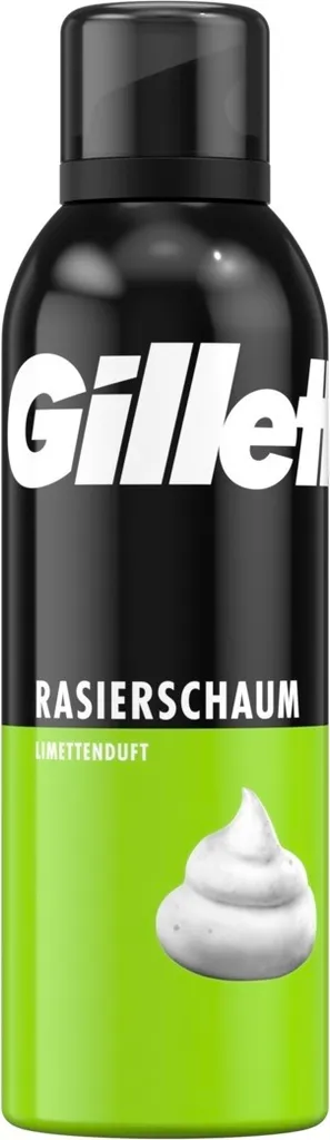 Mousse à raser onctueuse Gillette senteur citron vert format de 200 ml