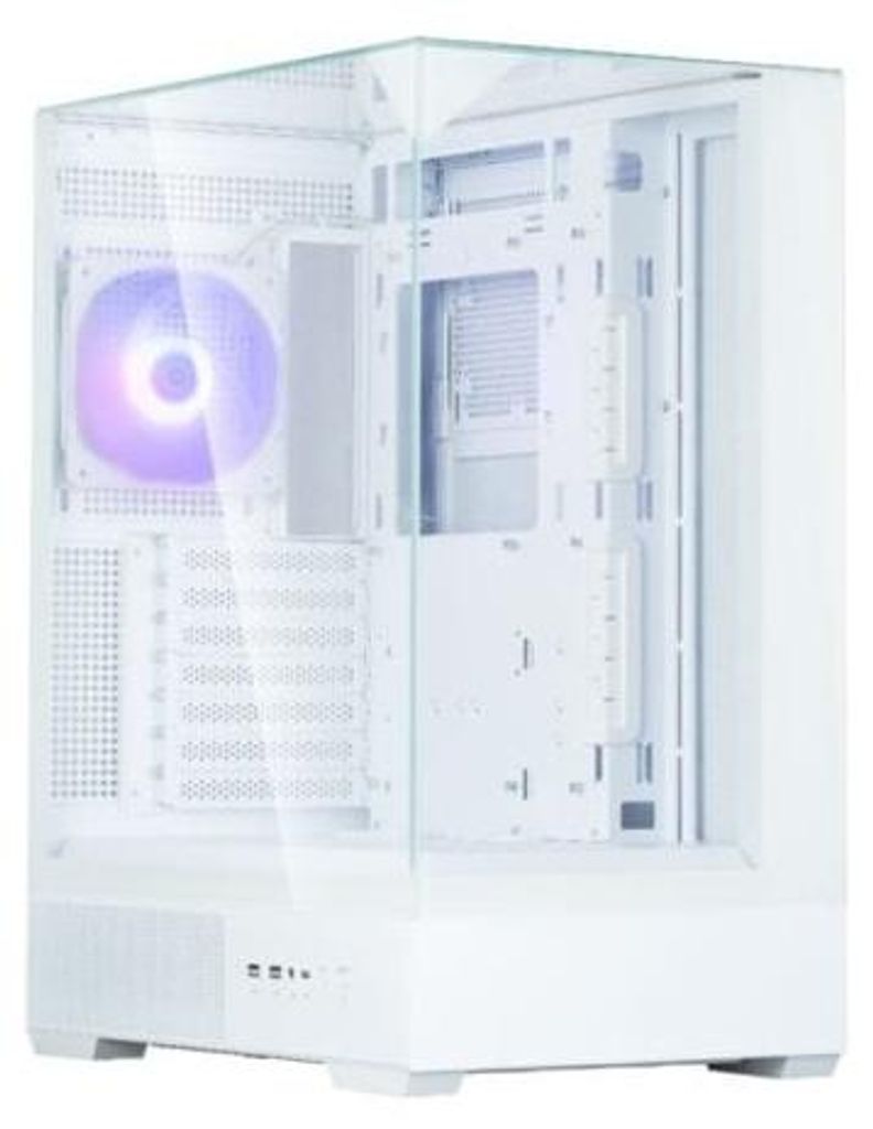 ZALMAN PC case P40 Prism Mid-Tower Tempered Glass white Produktbild 