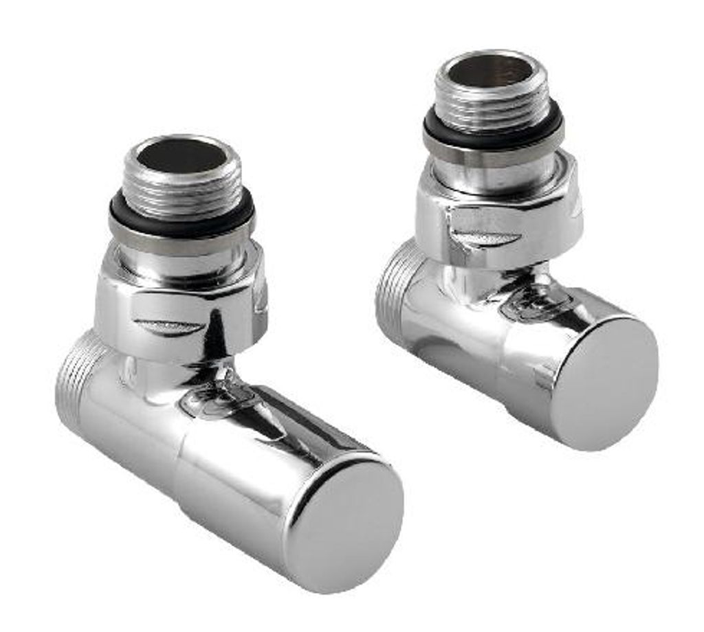 COMPACT Anschlussventil-Handset, eckig, Chrom