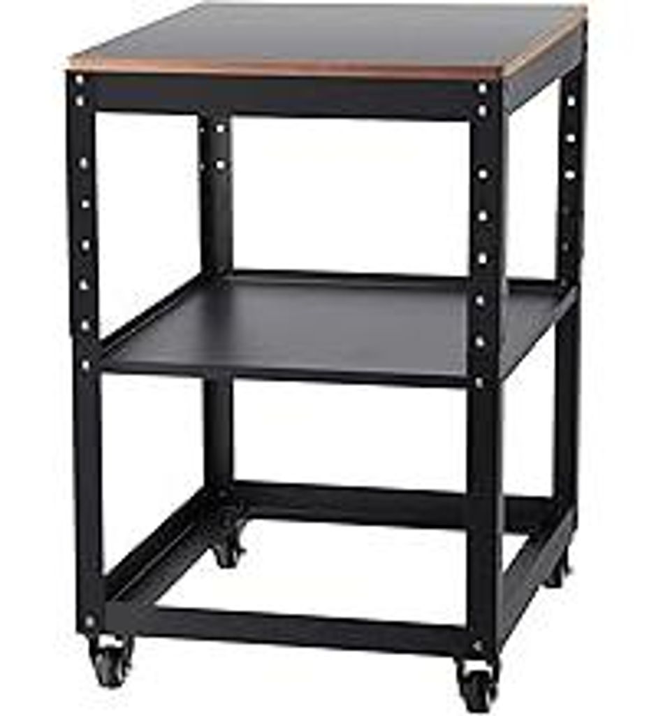 VEVOR Maschinenständer Dickenhobel 70,3×60,3×90cm Untergestell Dickenhobelmaschine Stahl & MDF Max. Belastbarkeit 45kg Maschinentisch höhenvers...
