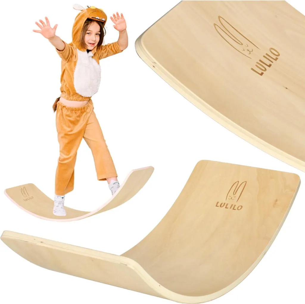 Planche d'équilibre enfant LULILO BOLDO pour le yoga et la gym zen