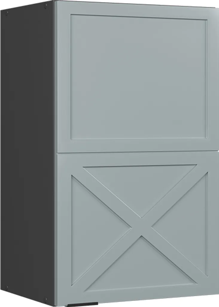 Vicco Pensile Cucina Fame-Line 45cm Blu-grigio - Mobile Alta Qualità