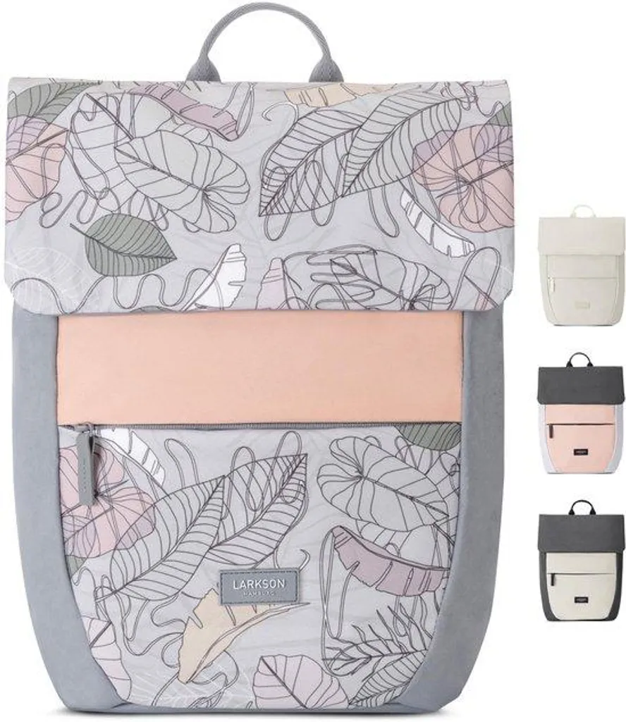 Sac à dos floral éco-responsable Ronja - Tissu hydrofuge et compact 10L