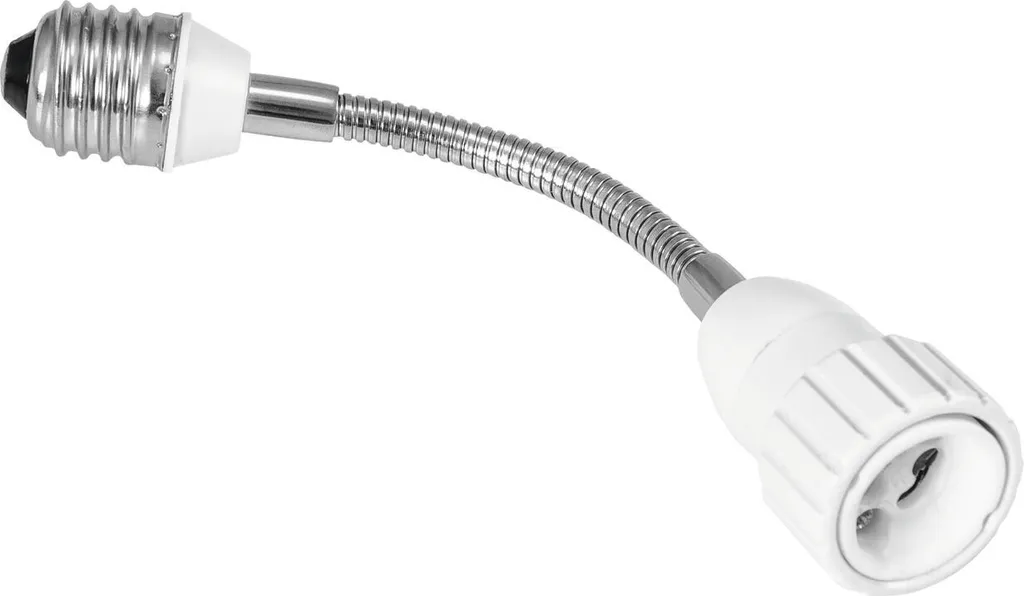 Convertisseur de Douille E27 vers GU10 avec Rallonge Flexible Orientable - 2