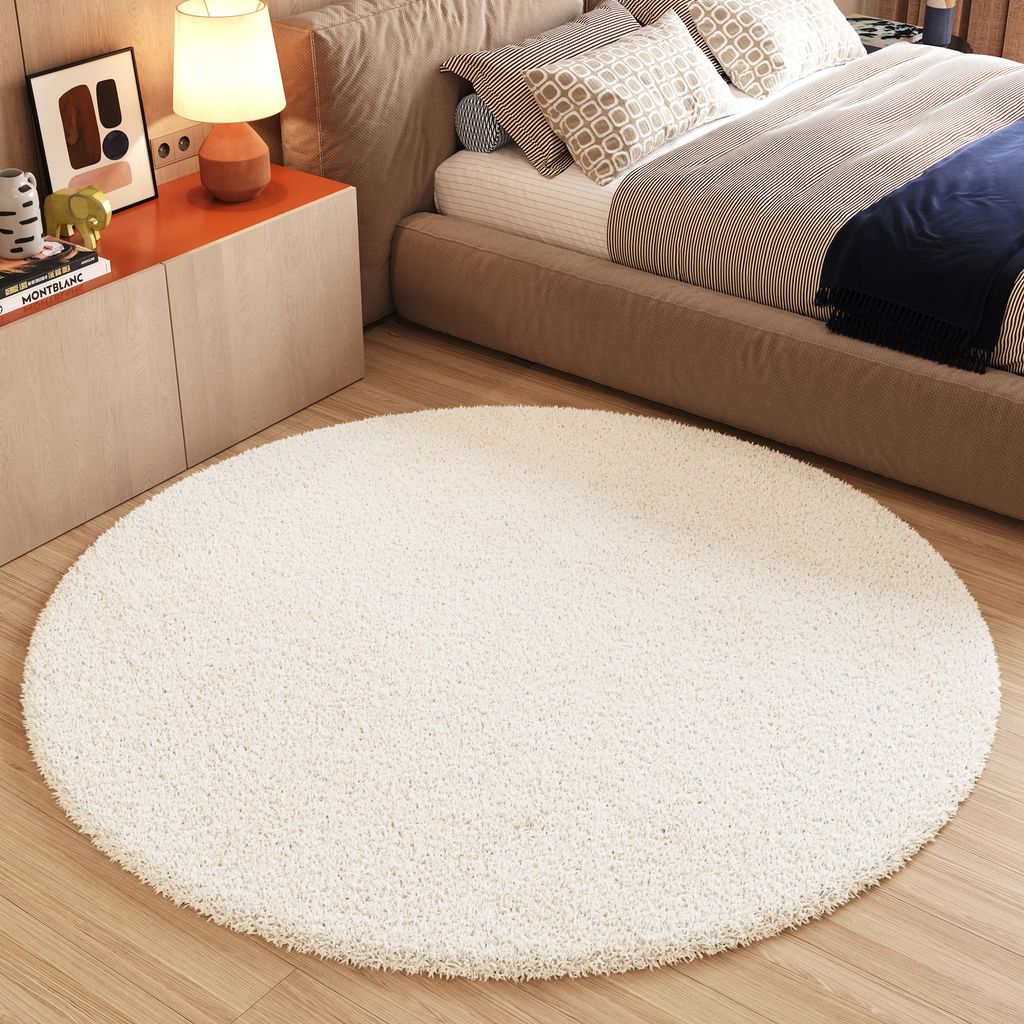 Tapiso Koberec ESSENCE Round Modern Unicoloured Cream Obrázek produktu 