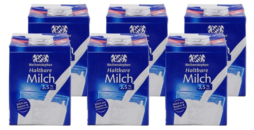 Weihenstephan Haltbare Milch 3,5% Fett (12 x 0,5L) Produktbild 