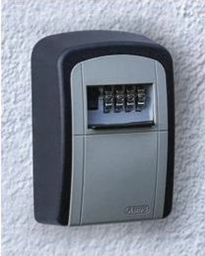 Mini coffre à clés robuste 707 mécanique à code, fixation murale externe - 2