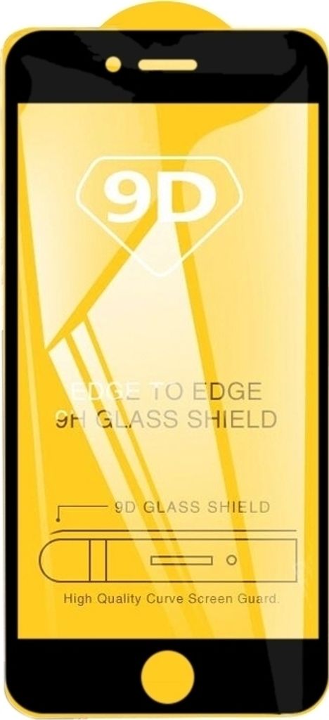 Mobigear Premium iPhone 7 Panzerglas Gehärtetes Glas Displayschutz - Hüllenfreundlich - Schwarz