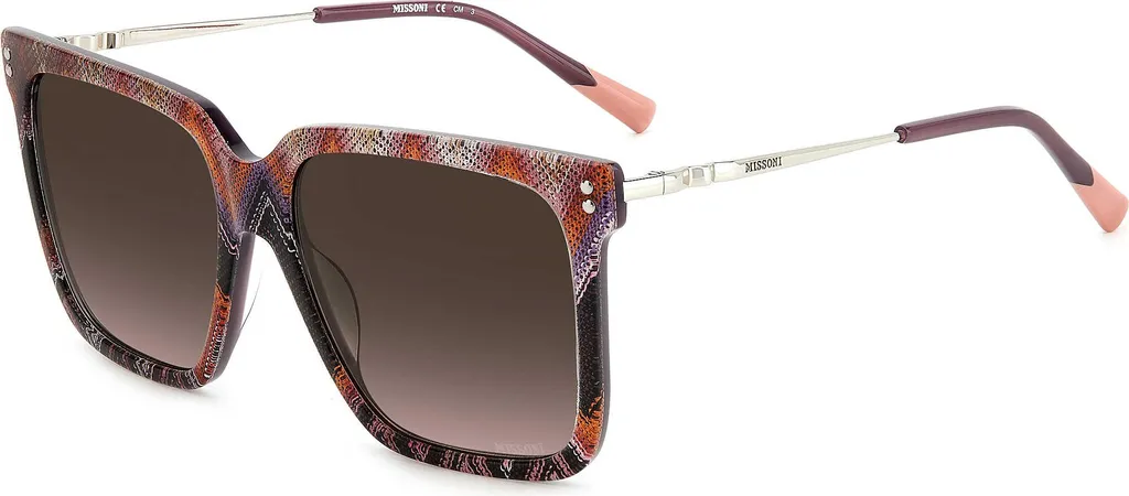 Missoni MIS 0107/S Lunettes de Soleil Femme Rose Violet Shaded 57mm