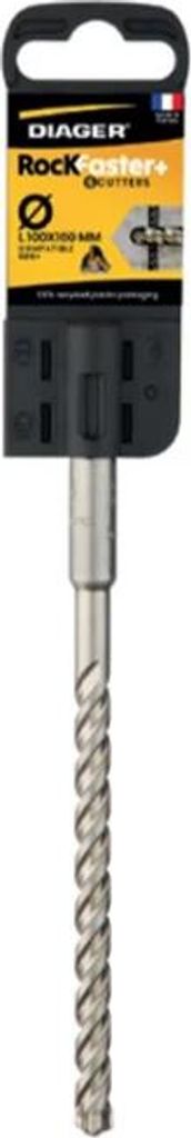 Betonbohrer ROCKFASTER+ 6-schneidig SDS-Plus Ø20x460 mm - DIAGER - 118D20L0460