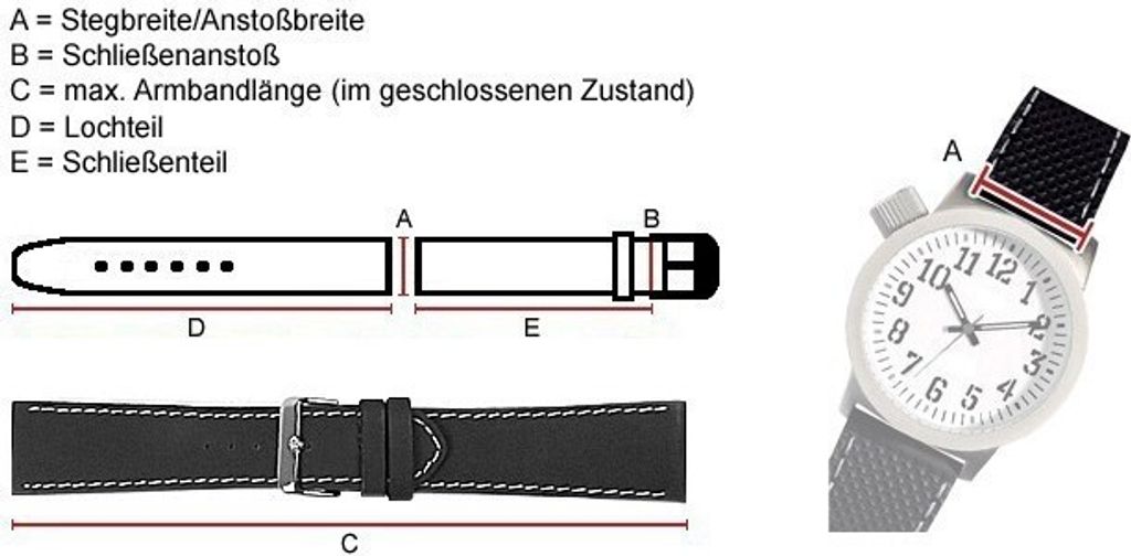 TW STEEL Marken Ersatzband Leder Schwarz 22mm für TW-821 TW-822 TW-843 TW-844 TW-903
