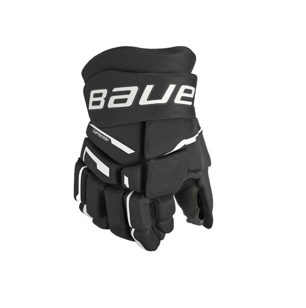 BAUER Supreme M3 Handschuhe Junior, Größe:10 Zoll, Farbe:schwarz/weiß