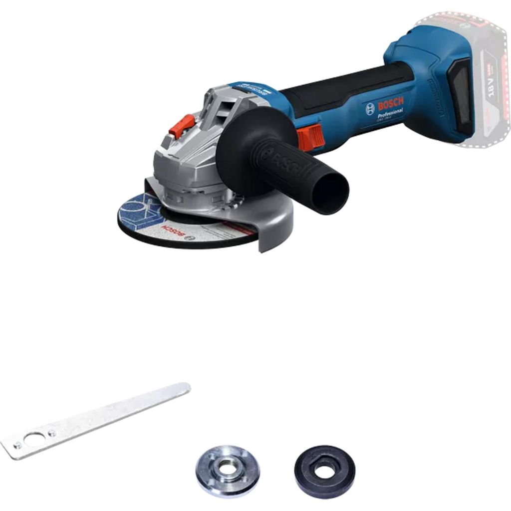 Bosch GWS 18V-8, 11000 RPM, 12,5 cm, Bateria, 1,6 kg Zdjęcie produktu 