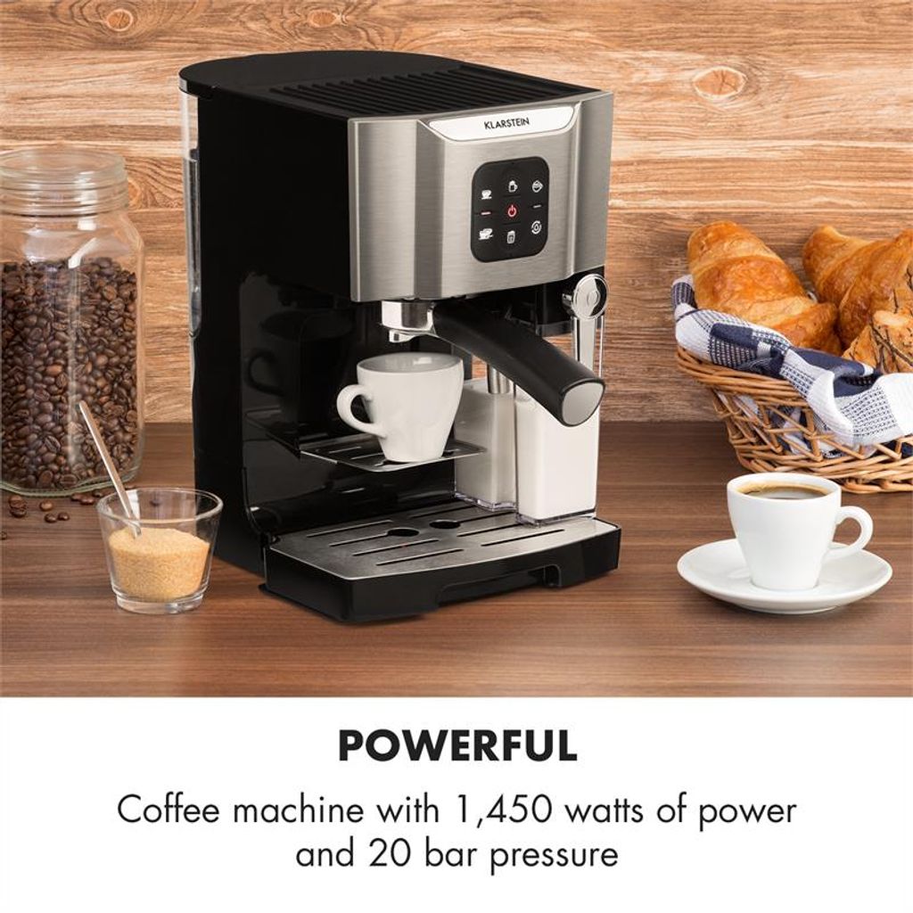 Espressomaschine Siebträger Kaffeemaschine Cappuccino Kaffeeautomat 20 bar 