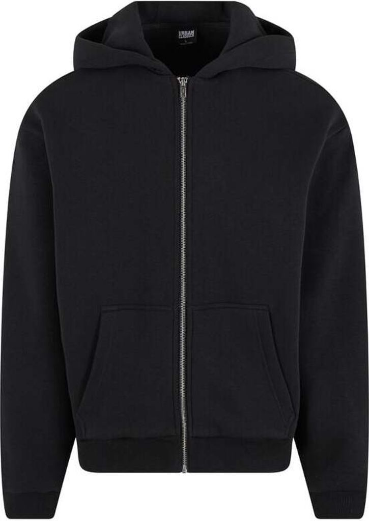 Urban Classics Kapuzenjacke Herren Fluffy Zip Hoody schwarz L