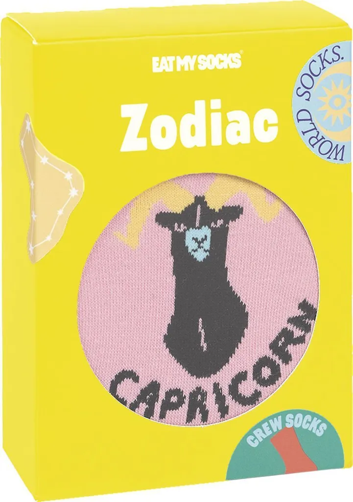 Eat My Socks Capricorno - Calze Divertenti Segni Zodiacali Unisex