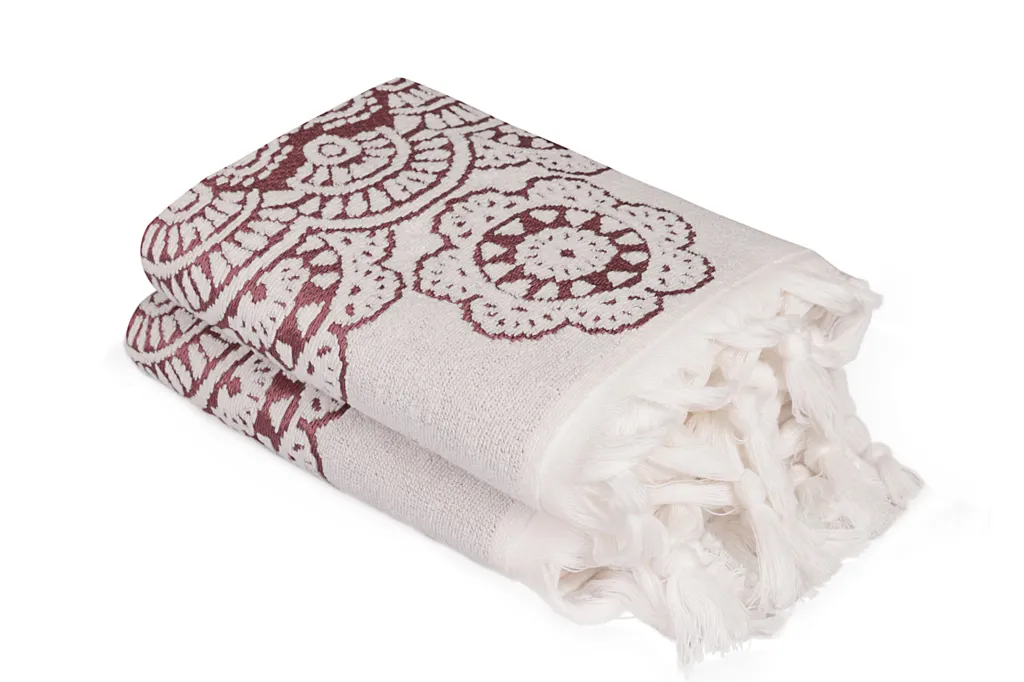 Asciugamani Bagno Ecru Mijolnir Marcello 100% Cotone 550 GSM