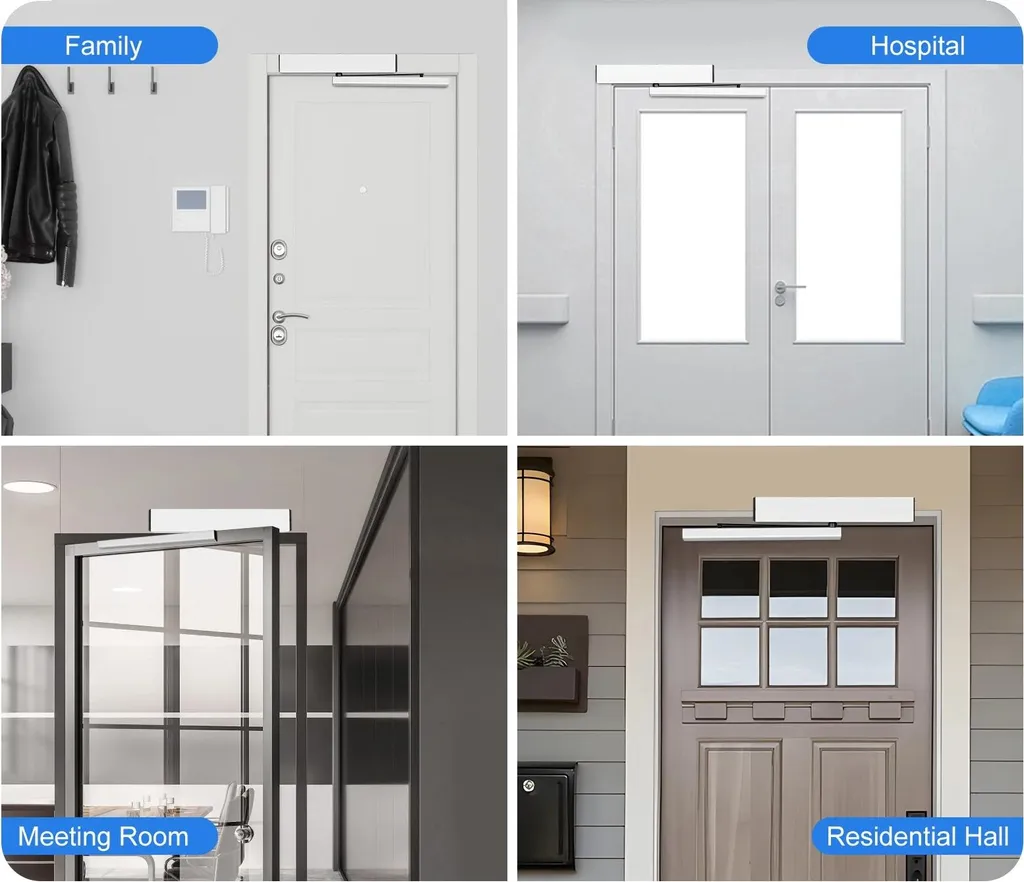 Ouvre-porte automatique à bascule 50W 220V supportant jusqu'à 100 kg