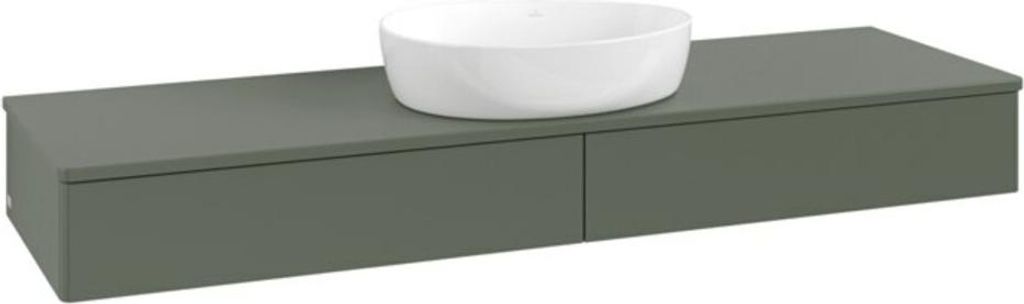 V&B Waschtischunterschrank ohne Frontstruktur Antao 160x50cm, WBP-farbe Lac, lea gre. m Lac