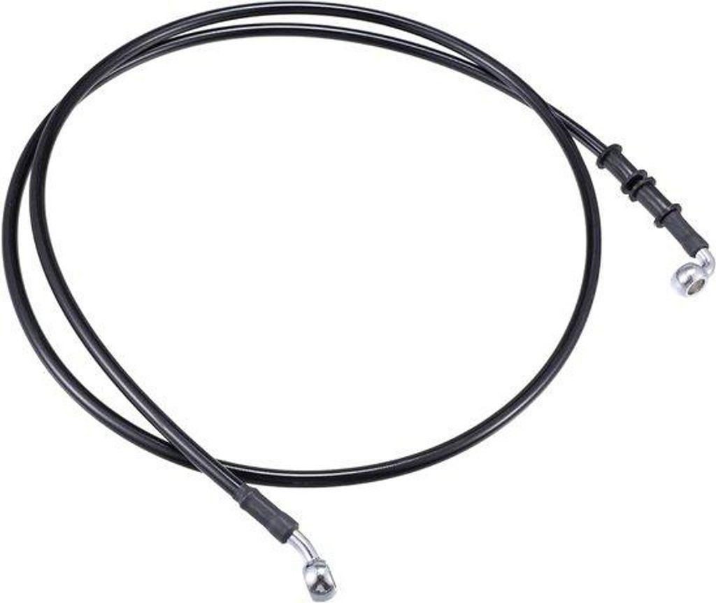 Autohydraulische Remleitungsolieslang-Bausatz - 160 cm - schwarz