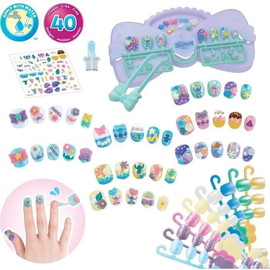 Kit Unghie Stitch Aquabeads: Crea il Tuo Look Disney Senza Colla!