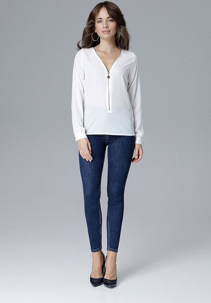 Lenitif Damenbluse Caranthir L023 weiß L