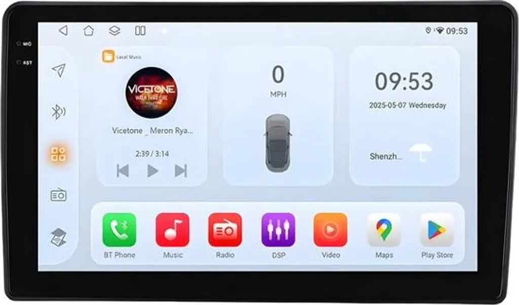 Autoradio GPS Ford Fiesta 1995-2001 avec Apple CarPlay et Android Auto