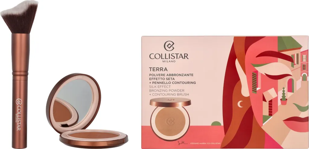 Collistar Hawaii Kit opaco Bronzer con pennello Kabuki - 2