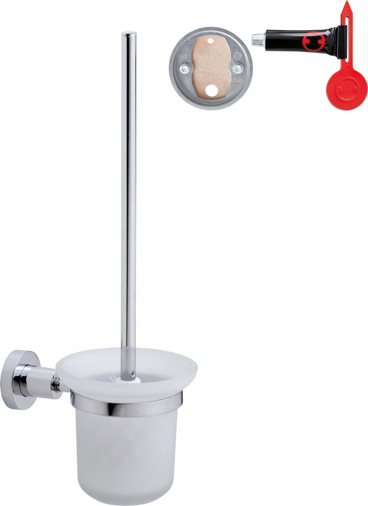 tesa Toilettenbürstenhalter zum Aufhängen, ohne Bohren Produktbild 