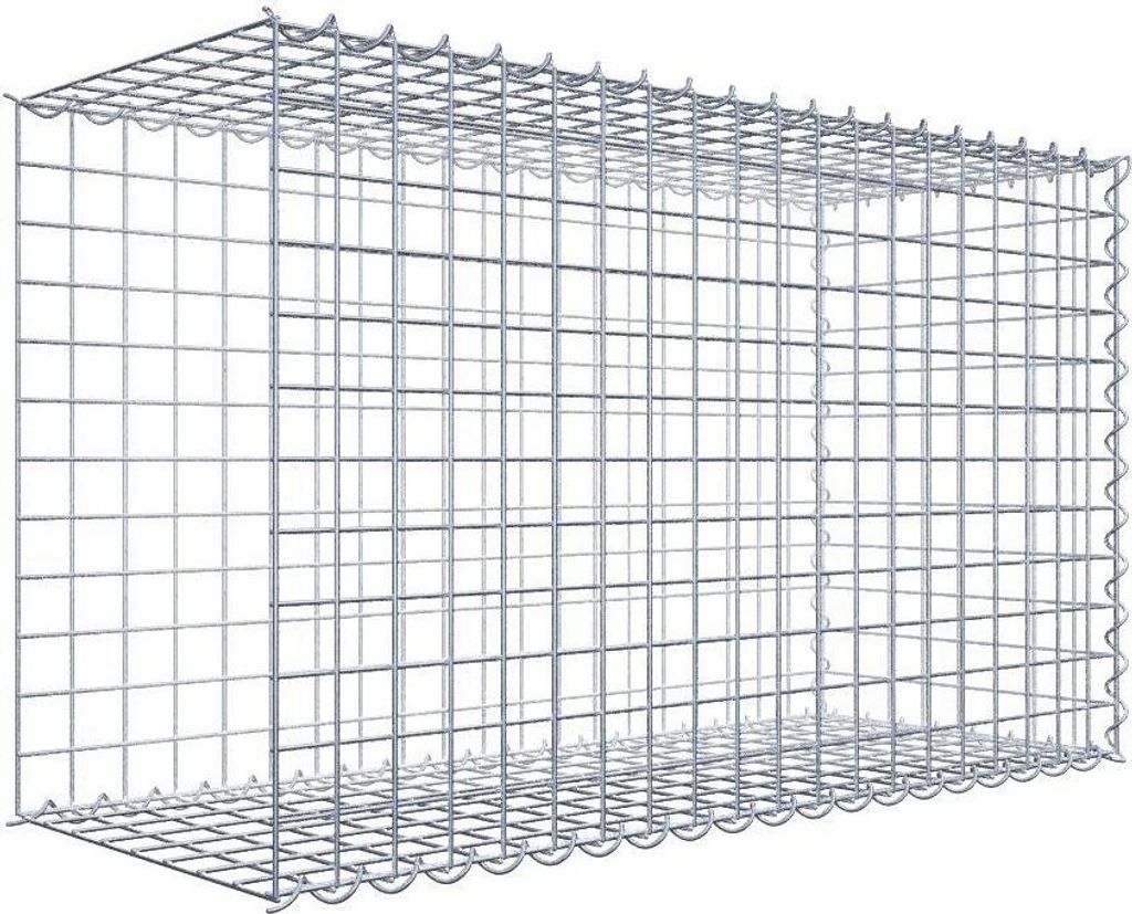 Anbaugabione Typ 2 100 cm x 60 cm x 40 cm (L x H x T), Maschenweite 5 cm x 5 cm, Spirale