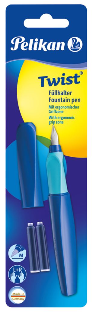Pelikan Twist Füllhalter Deep Blue dunkelblau