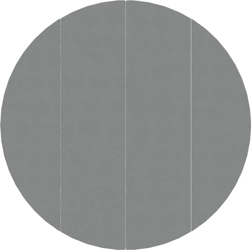 Toile de fond de piscine vidaXL Gris clair Ø500 cm Géotextile Polyester