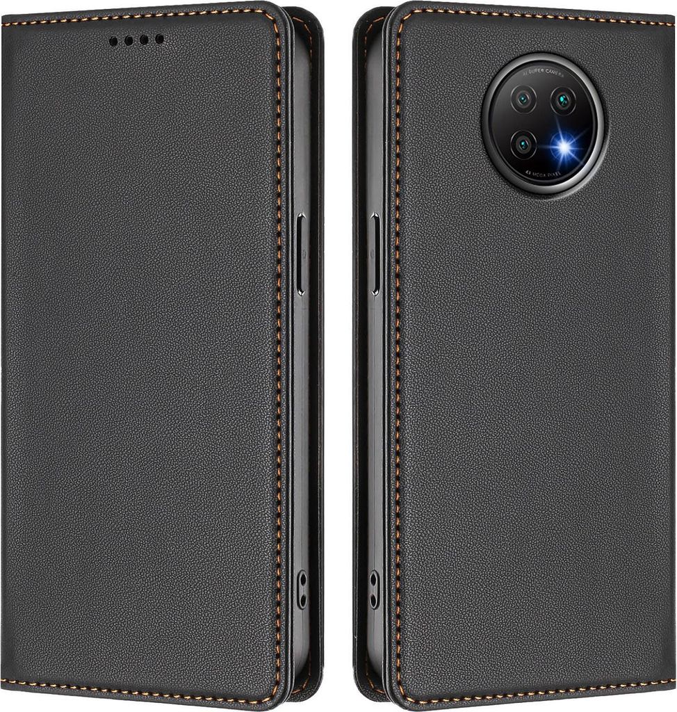 Etui en cuir pour Xiaomi Redmi Note 9T, étui magnétique en Image du produit 