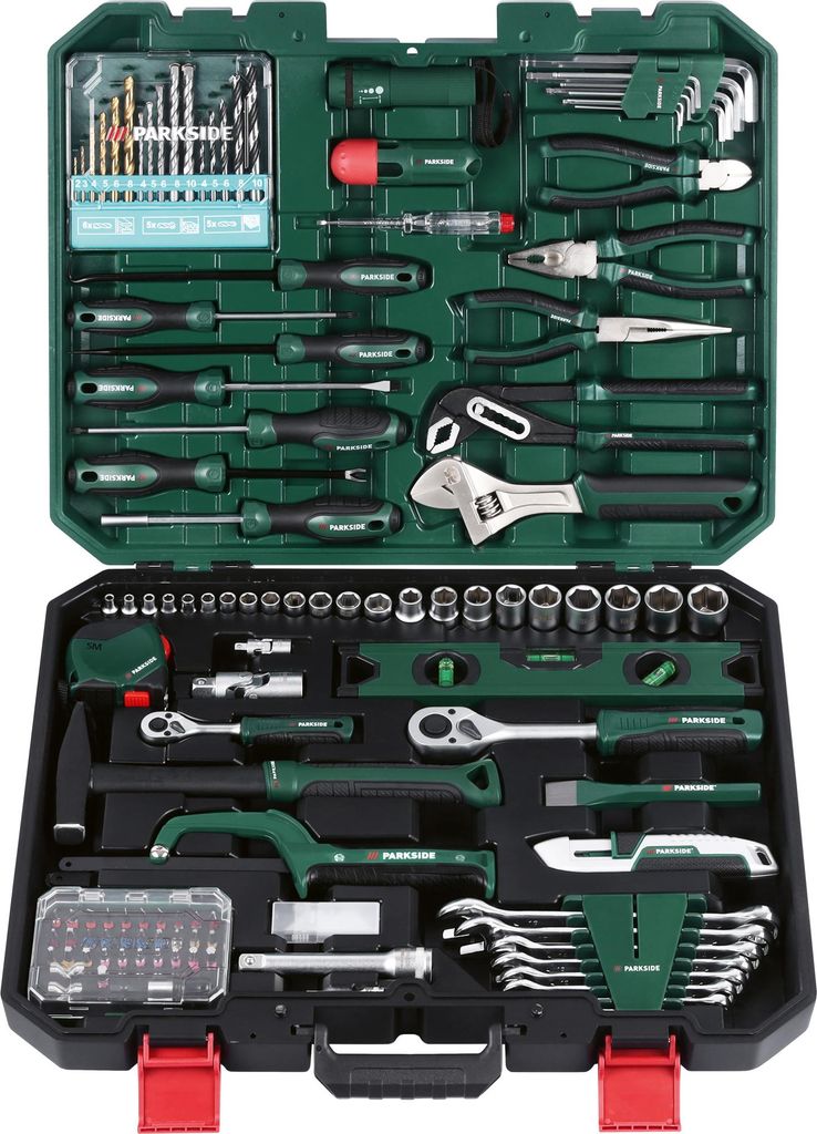 PARKSIDE® Werkzeugkoffer, 122-tlg. Produktbild 