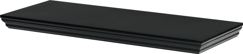 Etagère murale 60 cm, MDF, noir Image du produit 