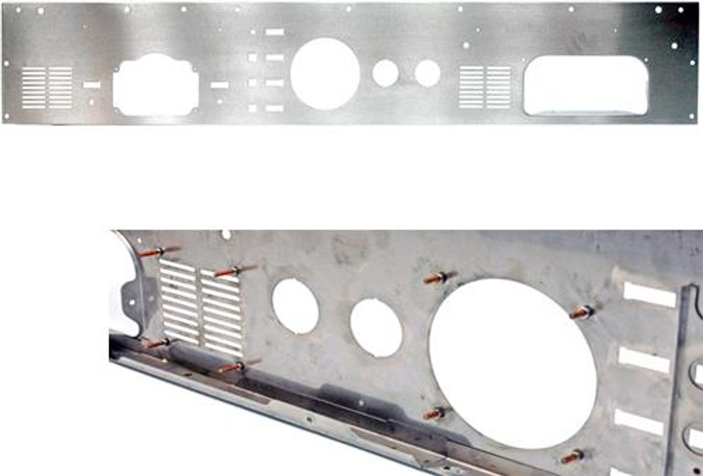 Armaturenbrett Edelstahl Jeep CJ 76-86