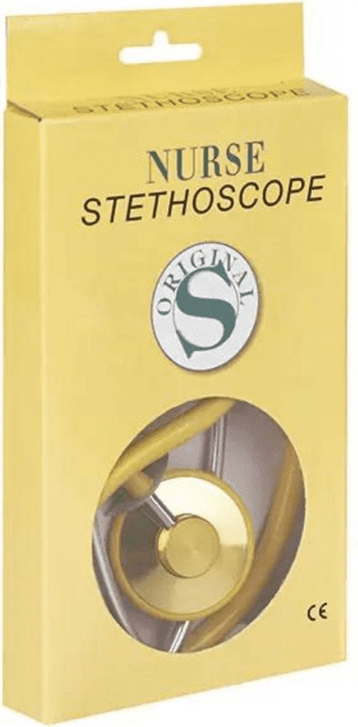 Stetoskop jednoduchý červený Obrázek produktu 