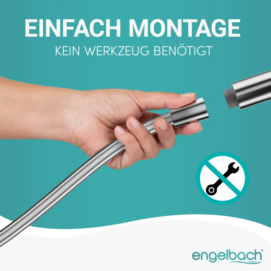 Recensione Tubo Doccia Engelbach 125cm: Il Migliore in Plastica? - 6