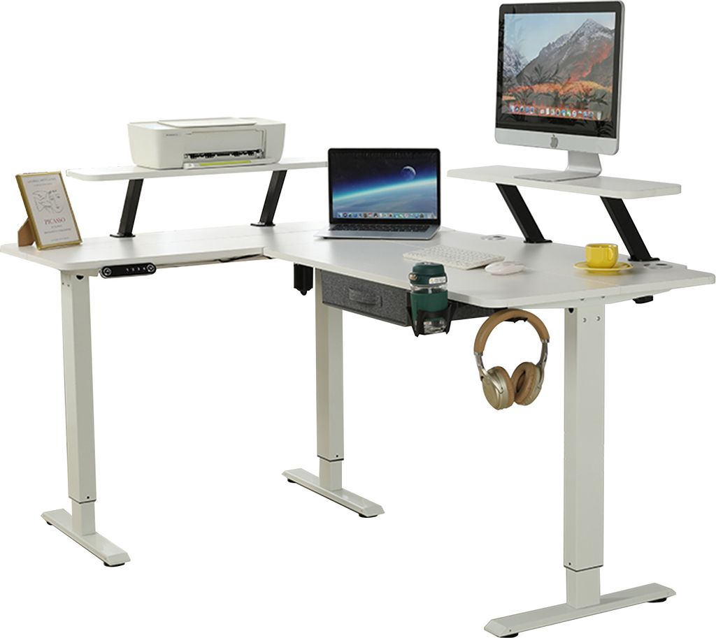 Hilodesk 160 x 76 cm výškově nastavitelný elektrický psací Obrázek produktu 1