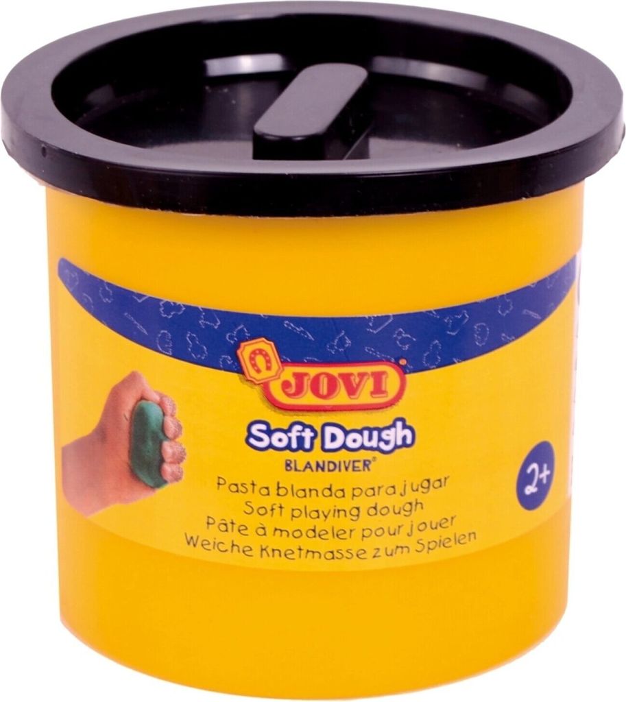 Jovi Soft Dough Modelliermasse für Kinder Black 110 g